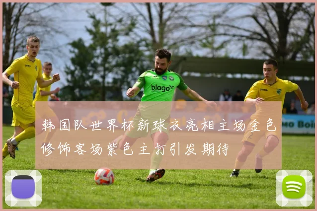 韩国队世界杯新球衣亮相主场金色修饰客场紫色主打引发期待